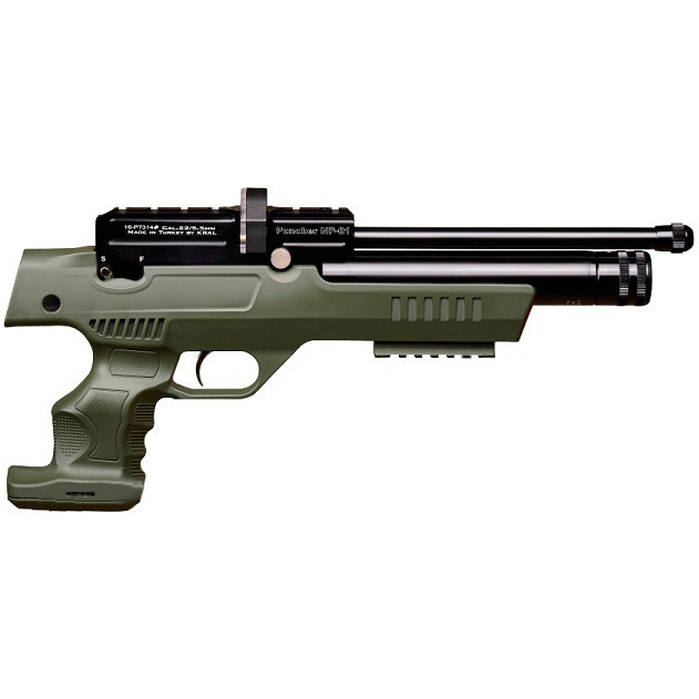Пистолет пневматический Kral NP-01 PCP 4,5 мм olive 
