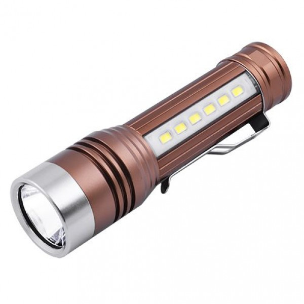 Ручной фонарь Small Sun R837-XPE+6smd, USB power bank  