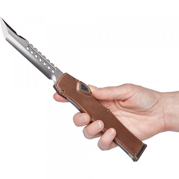 Нож Microtech Marfione Custom Halo VI Hellhound Tanto Bronze 351-MCK  