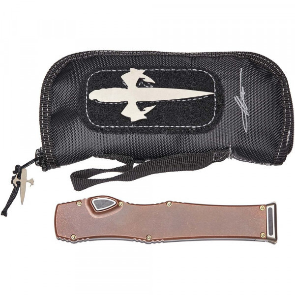 Нож Microtech Marfione Custom Halo VI Hellhound Tanto Bronze 351-MCK  