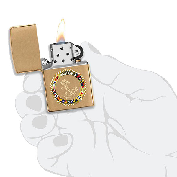Зажигалка Zippo 204B Nautical Flags Design (49128)  