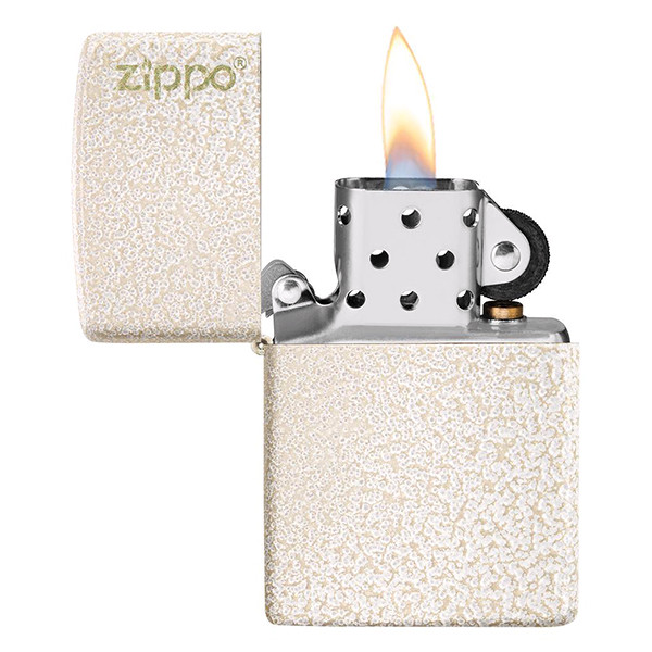 Зажигалка Zippo Reg Mercury Glass Matte Logo (49181ZL)  