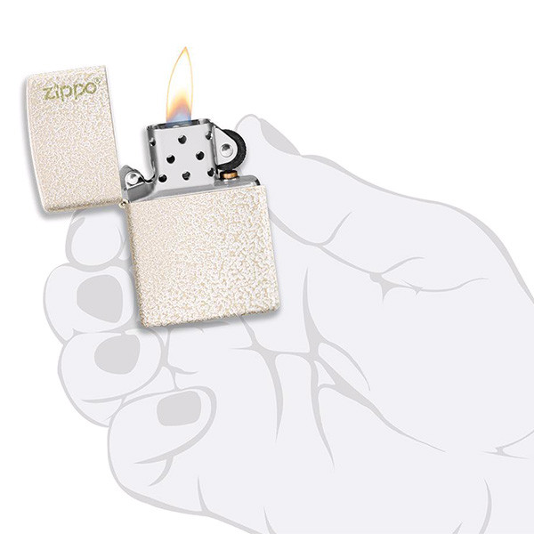 Зажигалка Zippo Reg Mercury Glass Matte Logo (49181ZL)  