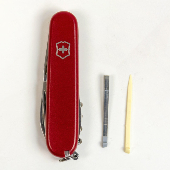 Складной нож Victorinox SPARTAN MAT красный матовый лак  