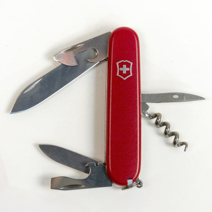 Складной нож Victorinox SPARTAN MAT красный матовый лак  