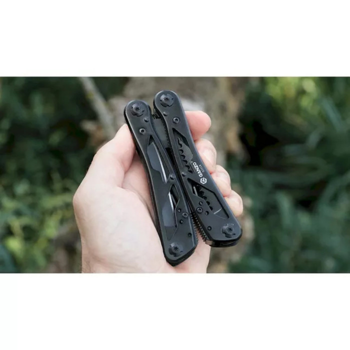 Мультитул Ganzo G202B с чехлом Molle и битами, 24 функции  