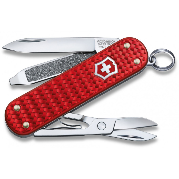 Нож Victorinox Сlassic SD Precious Alox Iconic Red 06221.401G 