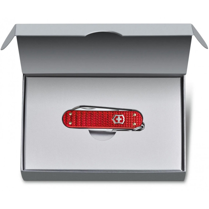 Нож Victorinox Сlassic SD Precious Alox Iconic Red 06221.401G  