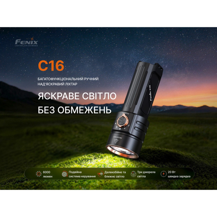 Фонарь ручной Fenix ​​C16  