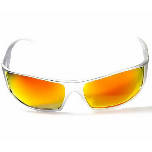 Очки Global Vision BAD-ASS 1 Silver (G-Tech red) зеркальные красные в металлической оправе  