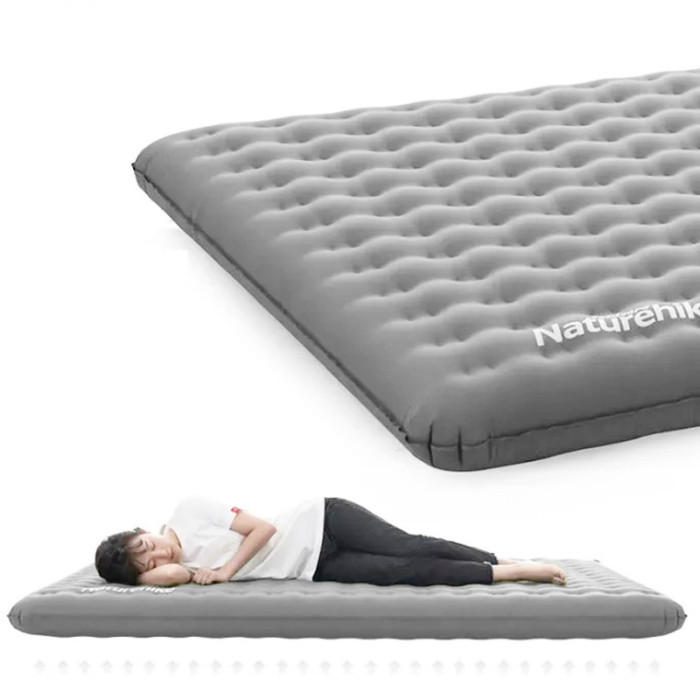 Матрас надувной двойной Naturehike NH19QD010, серый  