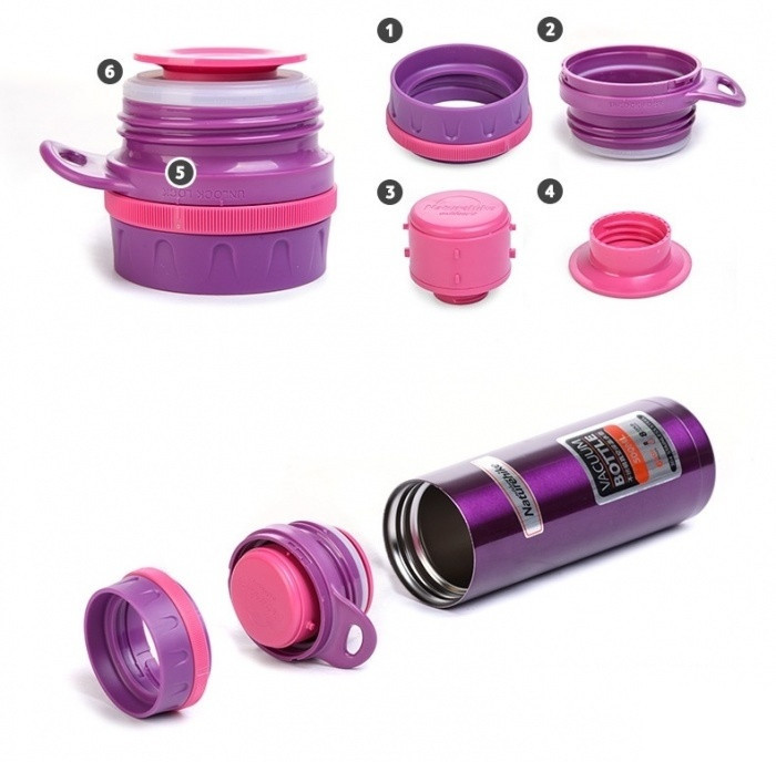 Термофляга Naturehike B02 0.5 л purple (NH16D302-C)  