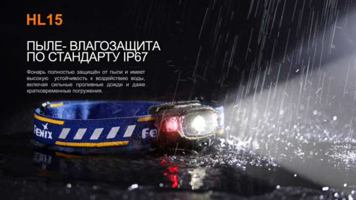 Фонарь Fenix HL15 Cree XP-G2 R5 Neutral White, пурпурный  