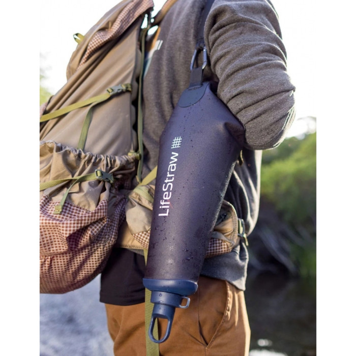 Фильтр для воды LifeStraw Peak Gravity, 3 л, Dark Mountain Gray (LSW LSPSF3GRWW)  