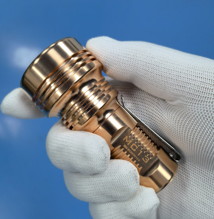 Фонарь Manker MC13 Copper LE, золотой  