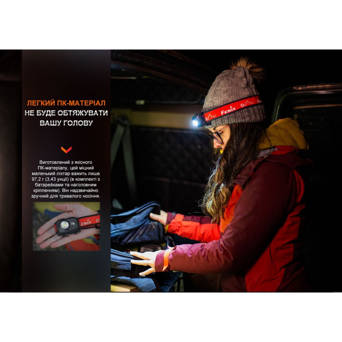 Налобный фонарь Fenix HL16 AAA, светло-зеленый  