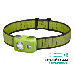 Налобный фонарь Fenix HL16 AAA, светло-зеленый