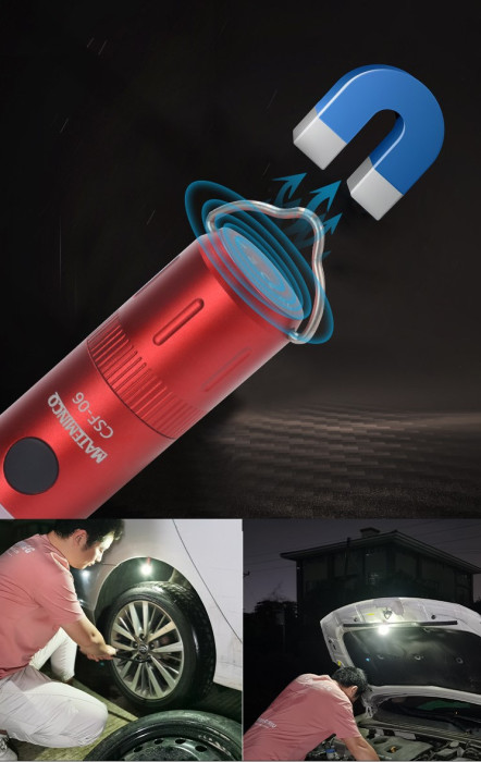 Фонарь Mateminсo CSF06 MINI, черный  