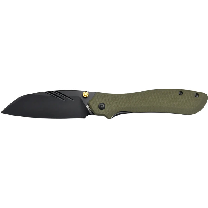 Нож CJRB Fugly Black Blade, AR-RPM9, G10 green  