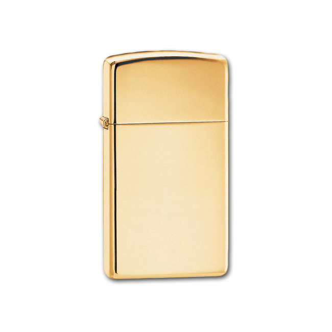 Зажигалка Zippo SLIM HIGH POLISH BRASS 1654B  