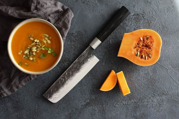 Нож кухонный Samura Blacksmith овощной Накири, 168 мм, SBL-0043  