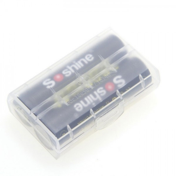 Коробочка для аккумуляторов защитная Nitecore 2x18650, желтая