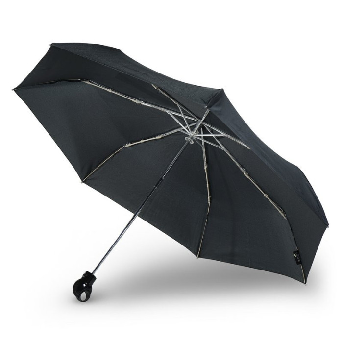 Зонт Knirps 806 Floyd Black Авто/Складной/7спиц /D97x28см  