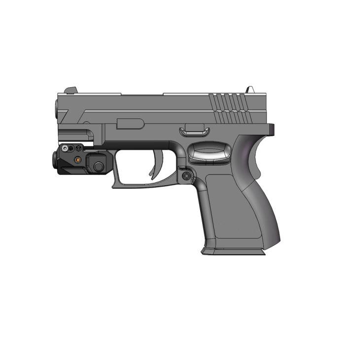 Лазерный целеуказатель Vector Optics Viperay Scrapper пистолетный красный лазер  