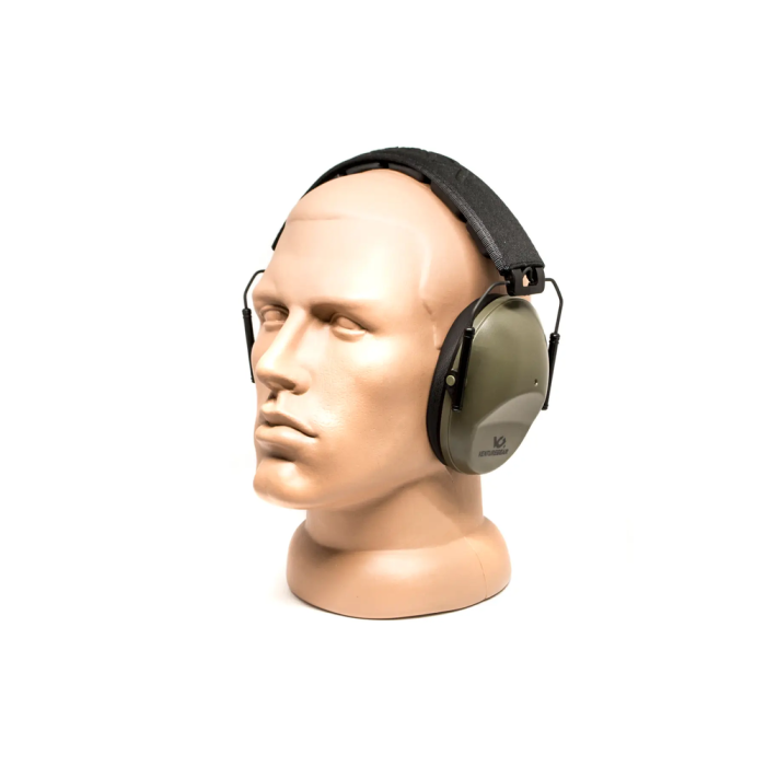 Наушники защитные Venture Gear VGPM9022C (защита NRR 24 dB), оливковые+беруши в комплекте  