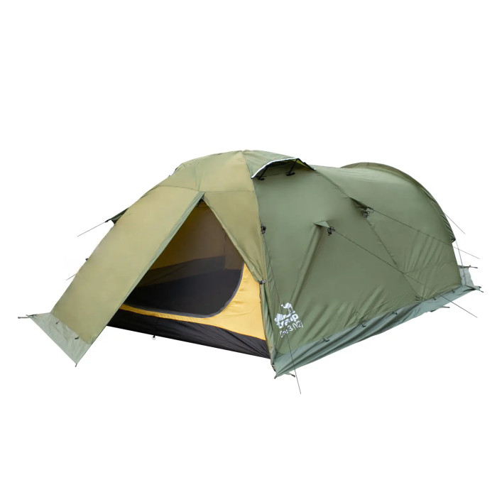 Палатка Tramp Cave 3 (v2) green UTRT-021  