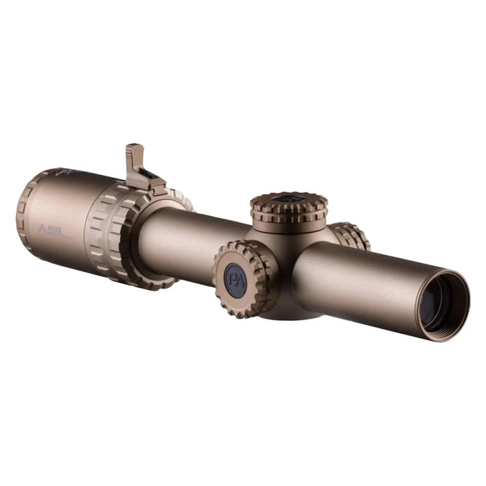 Прицел оптический Primary Arms SLx 1-6х24 GenIV SFP сетка ACSS NOVA 5.56/.308 Mil с подсветкой. FDE  