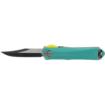 Нож Heretic Manticore E Bounty Hunter Bowie MagnaCut Aluminium CF Turquoise