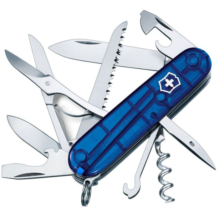 Нож Victorinox Huntsman Ukraine 91мм/15функ/син.проз-желт.проз  