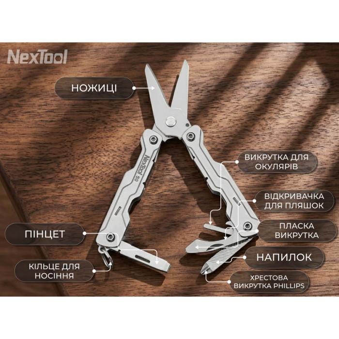 Мультитул NexTool Micro Sailor Scissors S0  