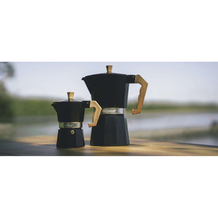 Кофеварка туристическая Outwell Brew Espresso Maker L Black (651341)  