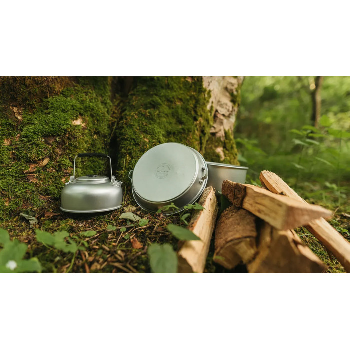Набор туристической посуды Easy Camp Adventure Cook Set L Silver (580039)  
