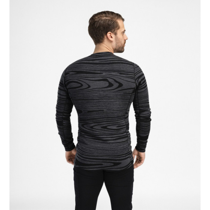 Термокофта муж. Aclima WarmWool 200 Crew Neck M's Black Motion XXL  