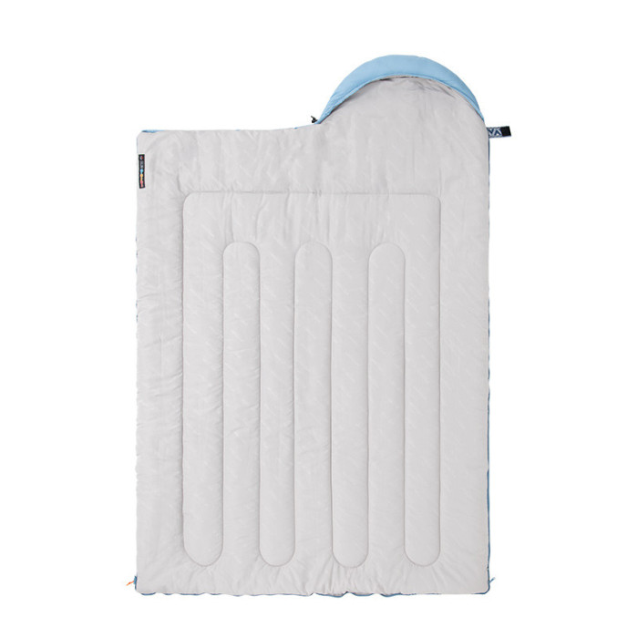 Спальник с капюшоном Naturehike L250 NH21MSD07, (9°C), левый, голубой  