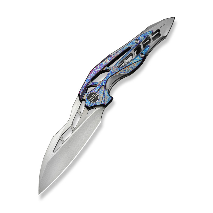 Нож складной туристический Weknife Arrakis (8.8 см) Vanax / Titanium серый