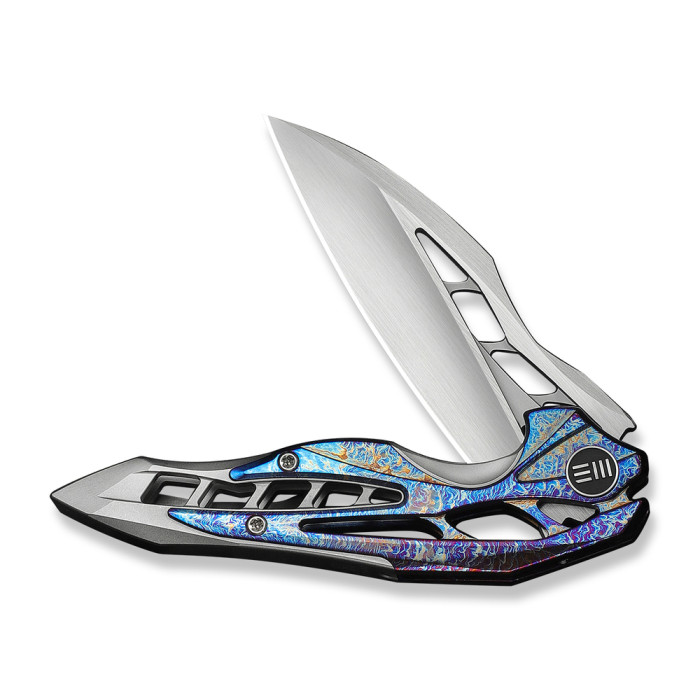 Нож складной туристический Weknife Arrakis (8.8 см) Vanax / Titanium серый  