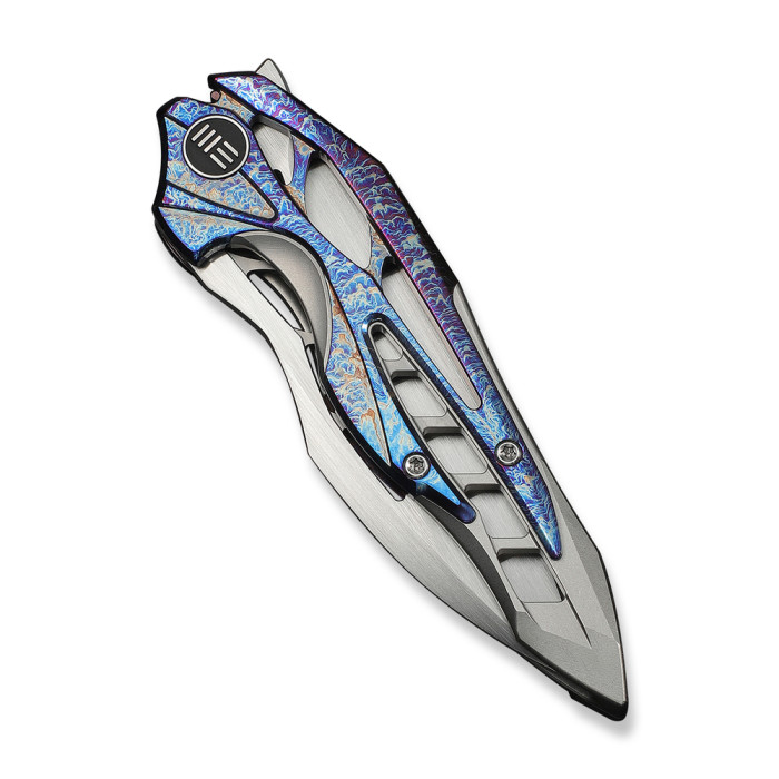 Нож складной туристический Weknife Arrakis (8.8 см) Vanax / Titanium серый  