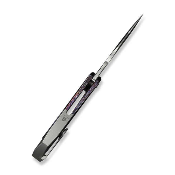 Нож складной туристический Weknife Arrakis (8.8 см) Vanax / Titanium серый  