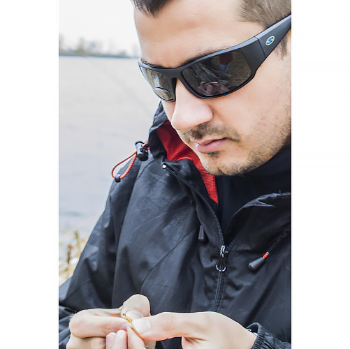 Очки BluWater Bifocal-1 (+3.0) Polarized (gray) черная бифокальная линза с диоптриями  