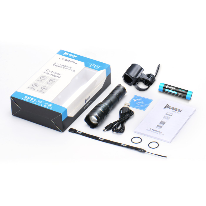 Фонарь Wuben LT35Pro, черный  