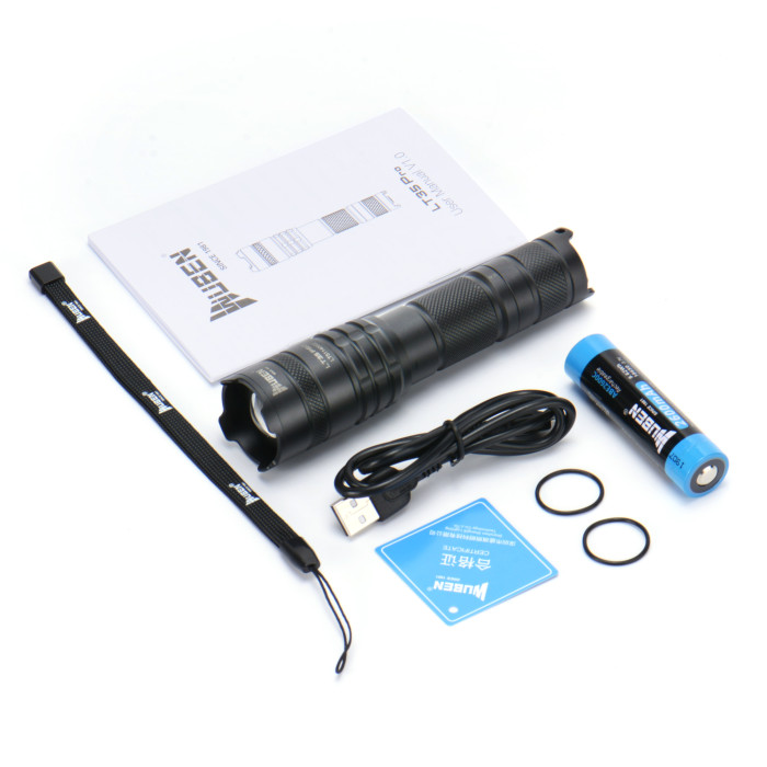 Фонарь Wuben LT35Pro, черный  