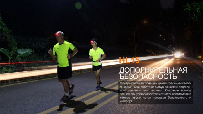 Фонарь Fenix HL15 Cree XP-G2 R5 Neutral White, синий  