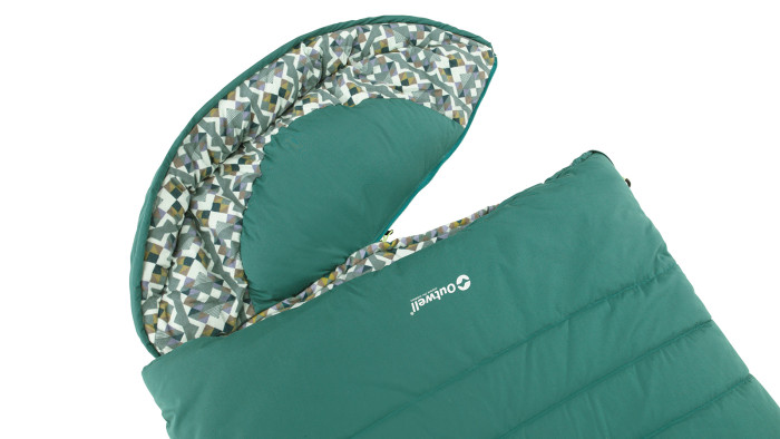 Спальный мешок Outwell Camper Supreme/-9°C Petrol синий Left (230352)  