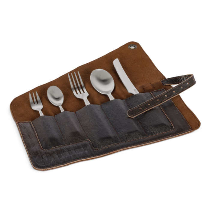 Чехол для столовых приборов Petromax Leather Cutlery Bag  