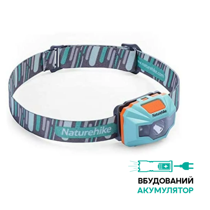 Фонарь налобный Naturehike TD-02 NH00T002-D, серо-голубой 