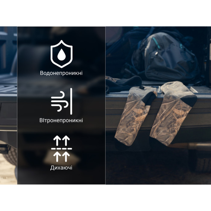 Водонепроницаемые носки Dexshell StormBLOK 2.0 Socks, камуфляж S (36-38)  